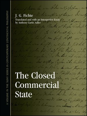 cover image of The Closed Commercial State